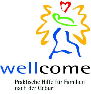 Logo wellcome Praktische Hilfe für Familien nach der Geburt